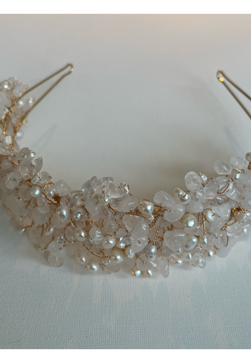 Sally Jane Bridal Selena Gold Tiara