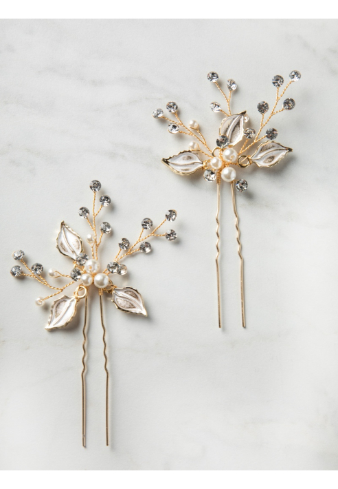 Sally Jane Bridal Hera Rose Hairpins