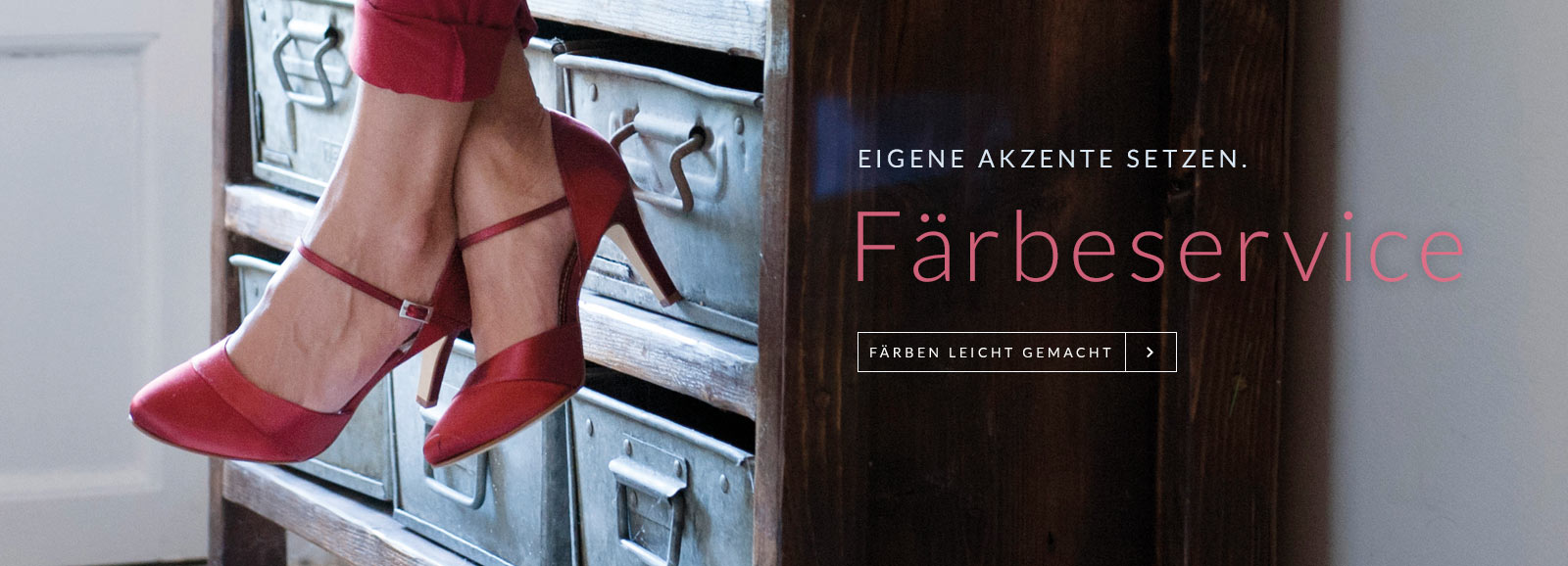 Brautschuhe Färben